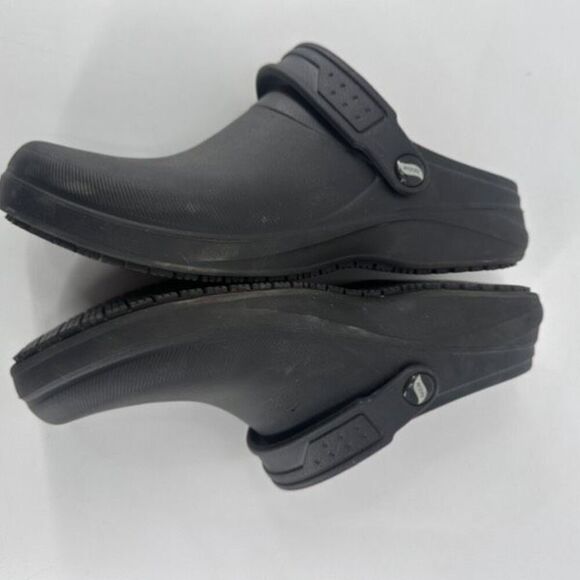 Skechers Mens Riverbound Sr Arch Fit Clogs‎ Black Health Care nurse Size 7 - Picture 6 of 8